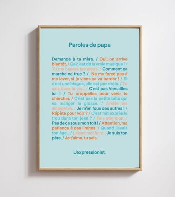 Poster Paroles de papa 1