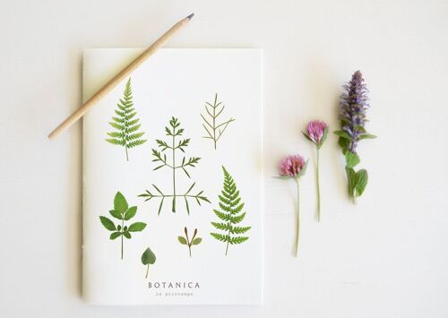 Carnet artisanal Printemps • collection Botanica • A5