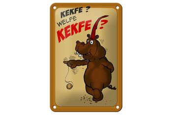 Plaque en tôle biscuits 12x18cm Kekfe Welfe Kekfe décoration 1