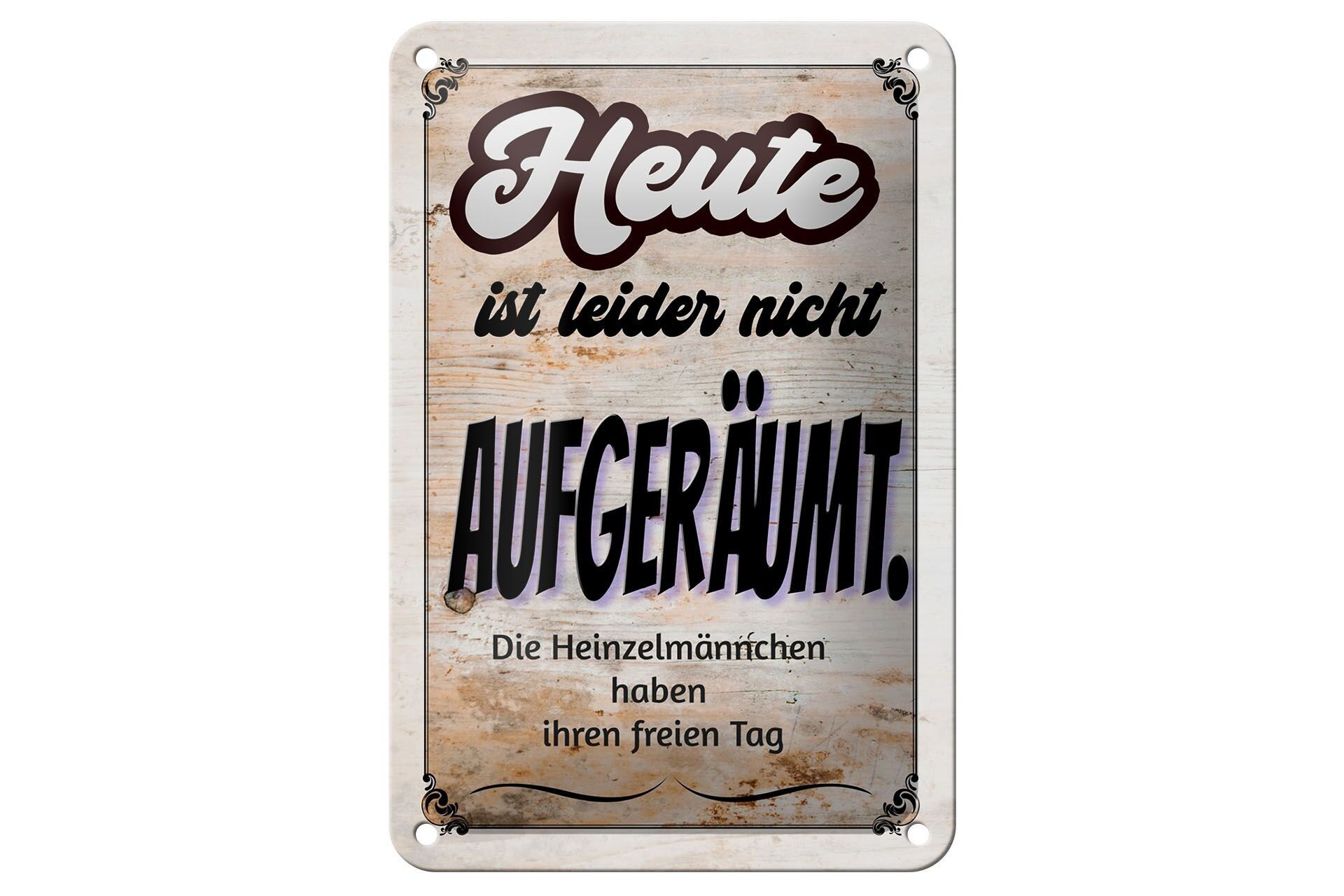 Targa in metallo con scritta 12x18 cm purtroppo non in ordine oggi decorazione