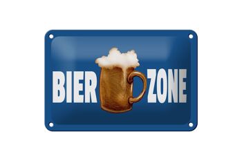 Signe en étain alcool 18x12cm, décoration de zone de bière 1