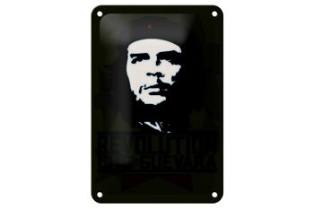 Signe en étain rétro 12x18cm, révolution Che Guevara Cuba, décoration 1