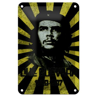 Targa in metallo Retro 12x18 cm Che Guevara 1928-1967 Decorazione Cuba