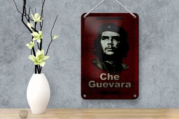 Signe en étain rétro 12x18cm, décoration du commandant Che Guevara 1928 – 1967 4