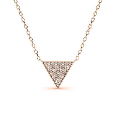 Necklace Veron - Rose Gold and Crystal I MYC-Paris.com