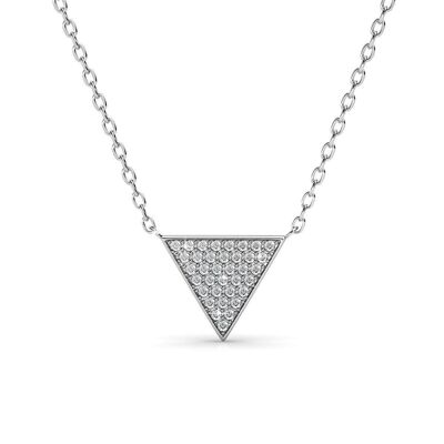 Necklace Veron - Silver and Crystal I MYC-Paris.com