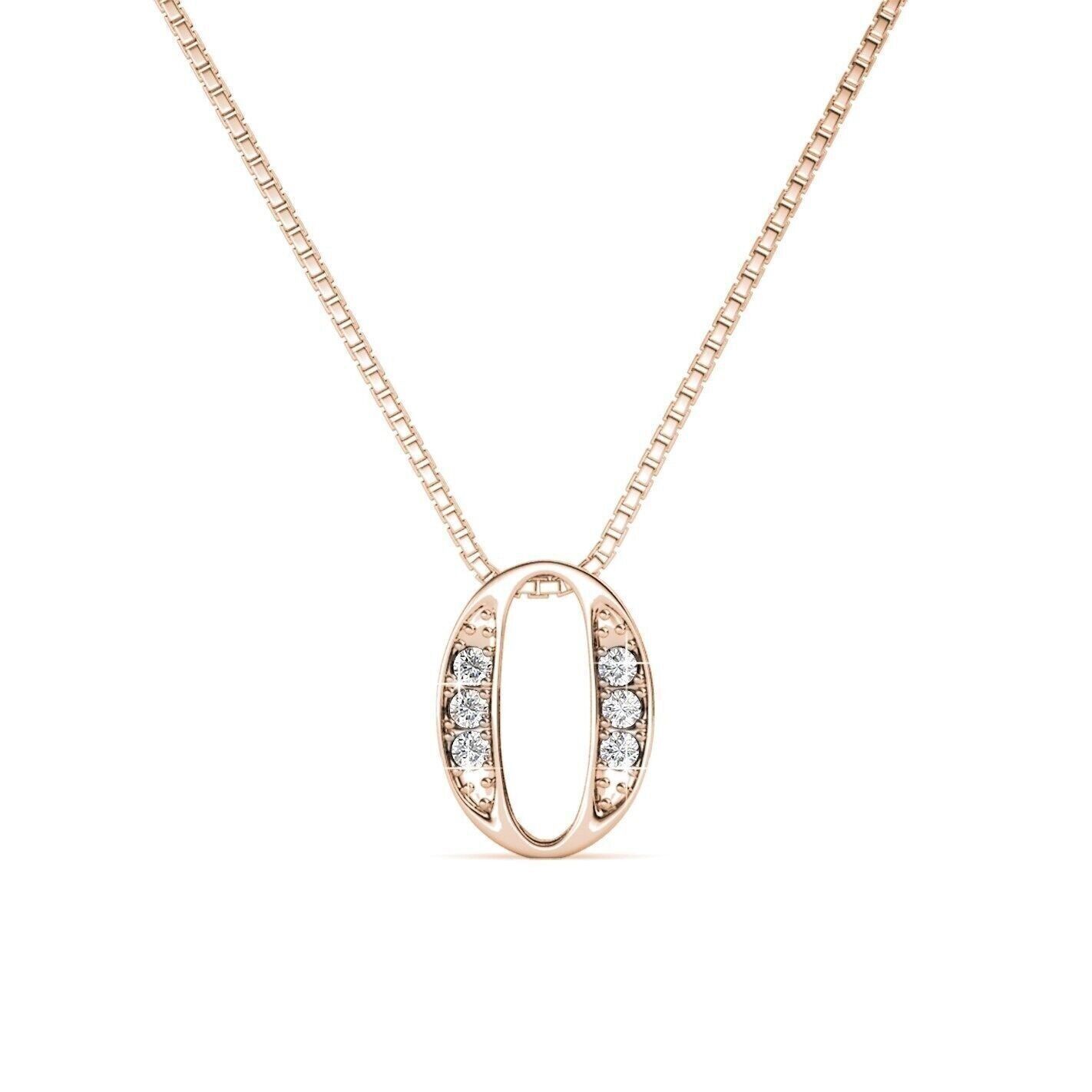 Ciondoli numero 0 - Oro rosa e cristallo I MYC-Paris.com
