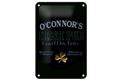 Blechschild Spruch 12x18cm O´Connor`s Irish Pub dancing Dekoration