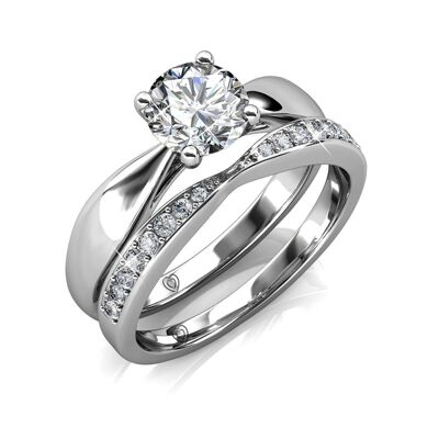 Prestige Ring - Silver and Crystal I MYC-Paris.com