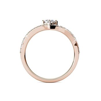 Bague Zinnia - Or Rosé et Cristal I MYC-Paris.com 6