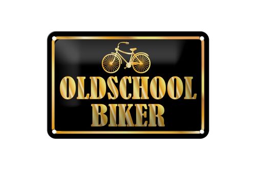 Blechschild Spruch 18x12cm Oldscholl Biker Dekoration