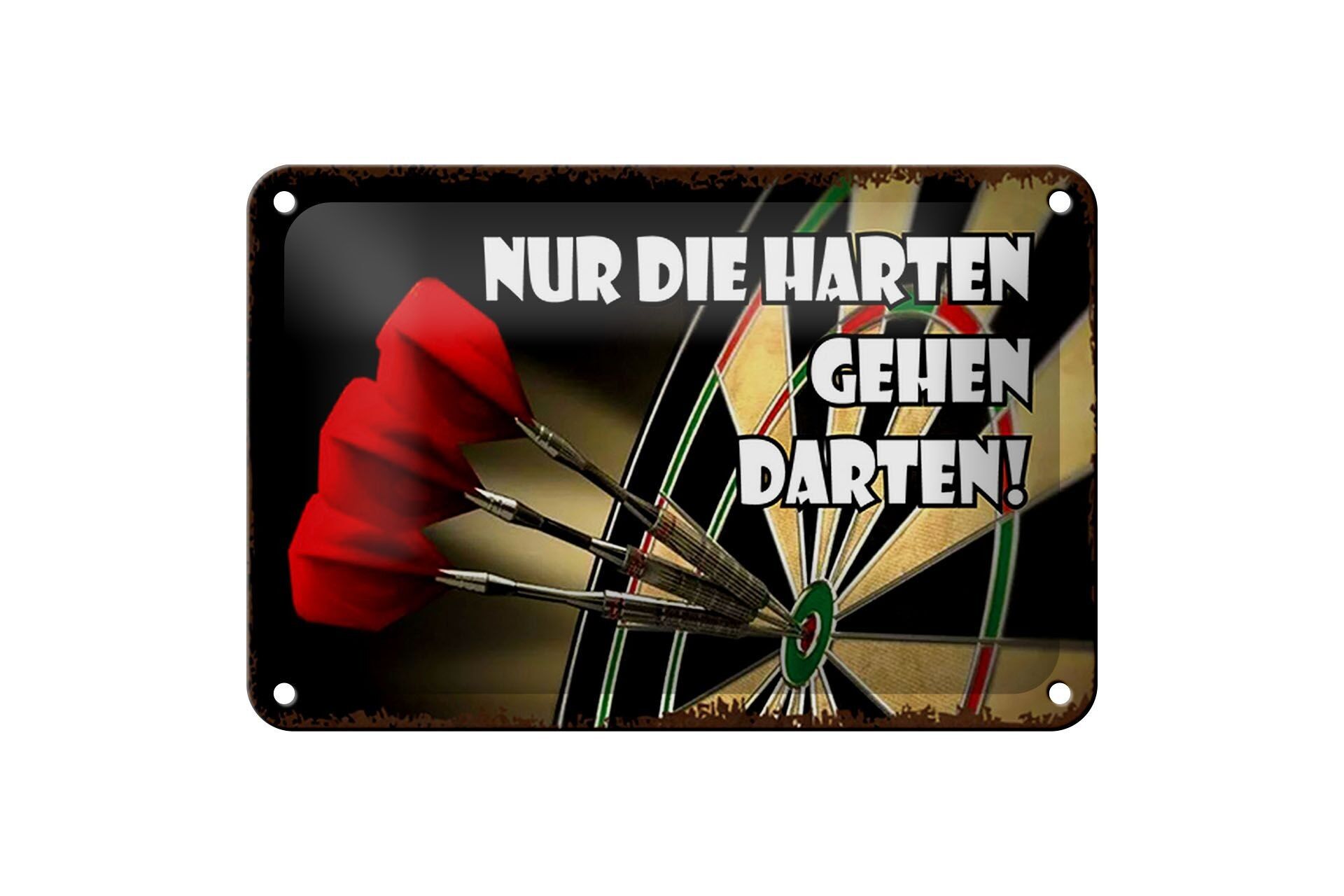 Targa in metallo con scritta 18x12 cm solo quelle dure vanno a sfrecciare decorazione