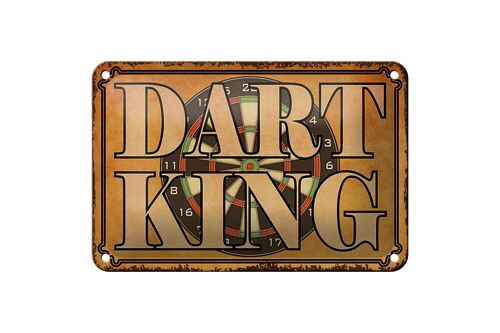 Blechschild Spruch 18x12cm Dart King Wanddeko Dekoration