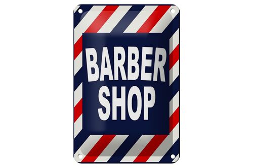 Blechschild Spruch 12x18cm Barbershop Friesur Dekoration