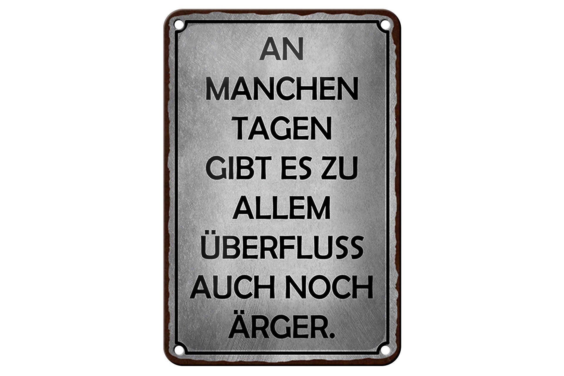 Targa in metallo con scritta 12x18 cm alcuni giorni ci sono problemi di decorazione