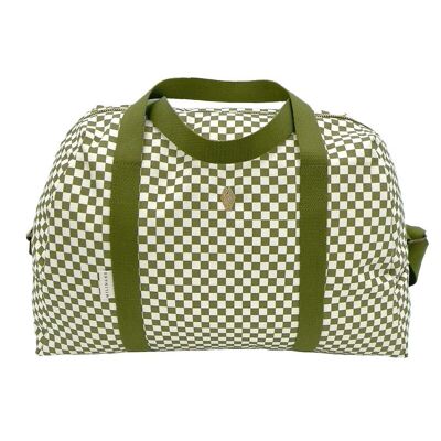 Olive Checkerboard Diaper Bag - JOSEPH