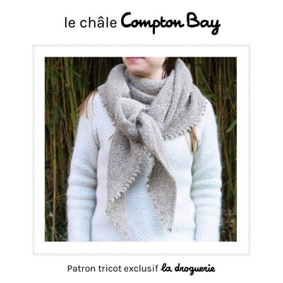 Knitting pattern for the “Compton Bay” shawl