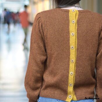Patron tricot du pull femme "Passage Choiseul" 3