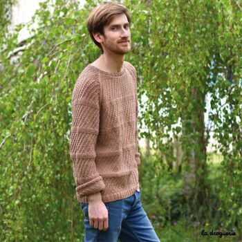 Patron tricot du pull homme "Kerglintin" 2