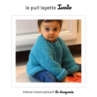 Knitting pattern for the Ivalo loose sweater