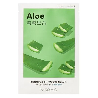 MISSHA Airy Fit Maschera in tessuto (Aloe) 20 ml