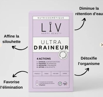 Compléments alimentaires ultra draineur 3