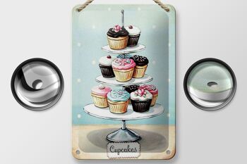 Signe en étain bonbons 12x18cm cupcakes petite décoration de gâteau 2
