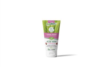 CREME SOIN VISAGE ALOE VERA & GRENADE Huile Argan Grenade et 99,8% ingrédients d'origine naturelle