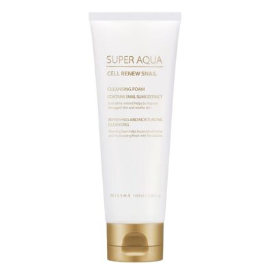 MISSHA Super Aqua Cell Renew Snail Cleansing Foam 100ml