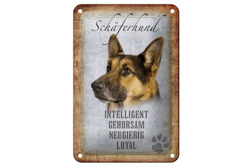 Blechschild Spruch 12x18cm Schäferhund Hund Geschenk Dekoration