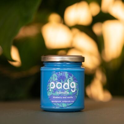 Blueberry and Vanilla - Small Padg candle