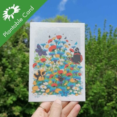 "Pollinator Haven" Plantable Greetings Card