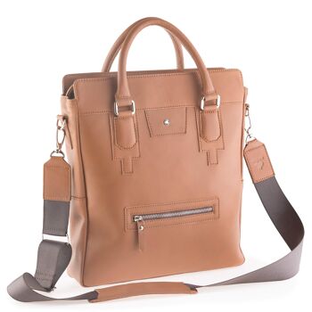 Sac cabas marron 1