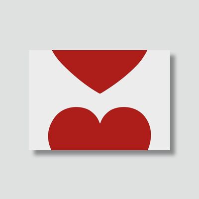 “Love” card:

Graphic heart
