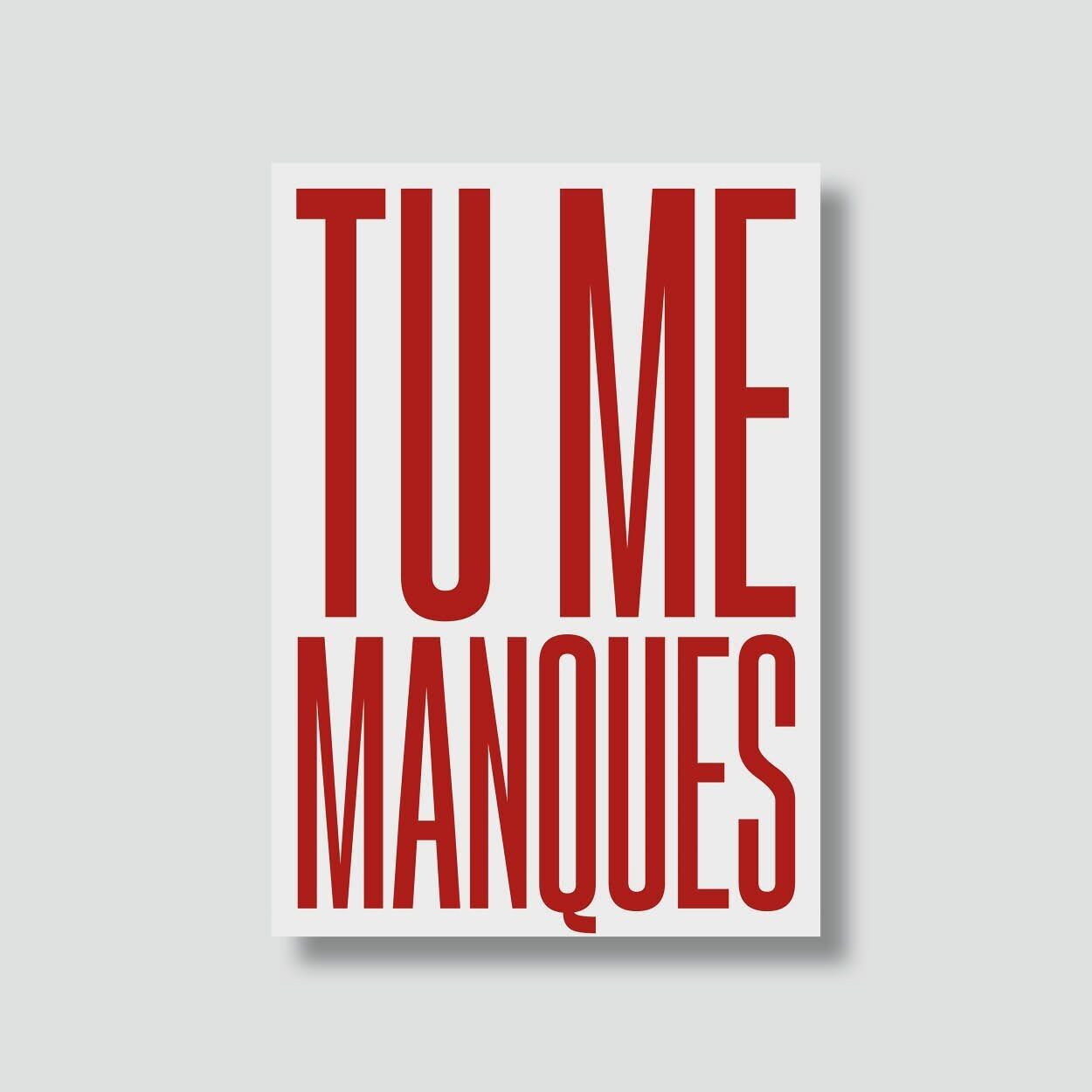 Tarjeta “Amor”: Te extraño (con sobre)