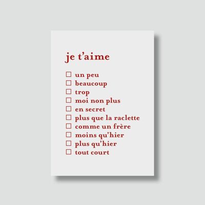 “Love” card:

Check card