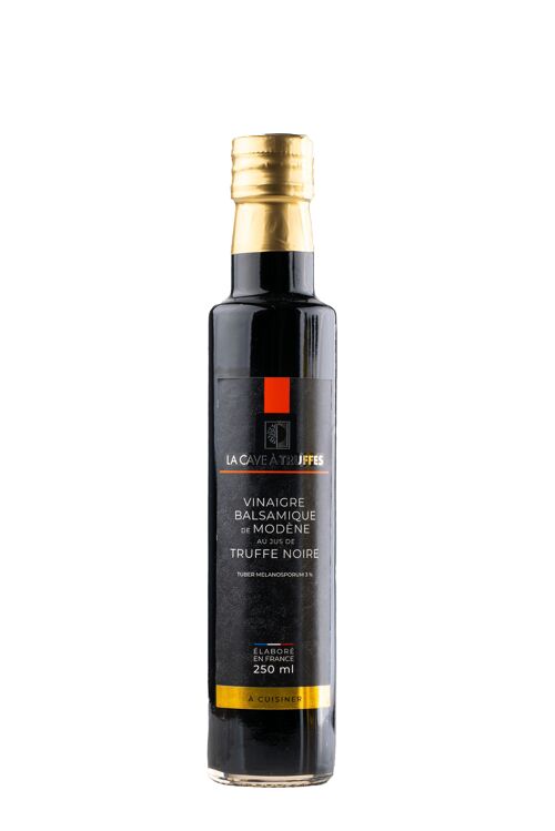 Préparation culinaire de vinaigre balsamique saveur truffe