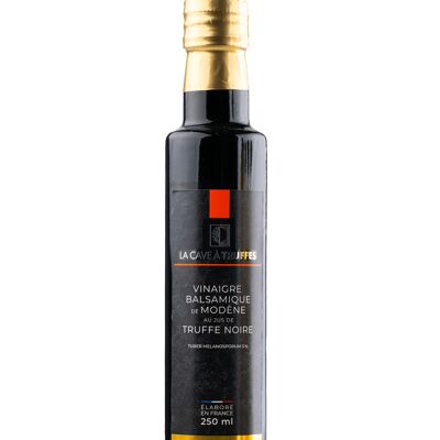 Culinary preparation of truffle-flavored balsamic vinegar