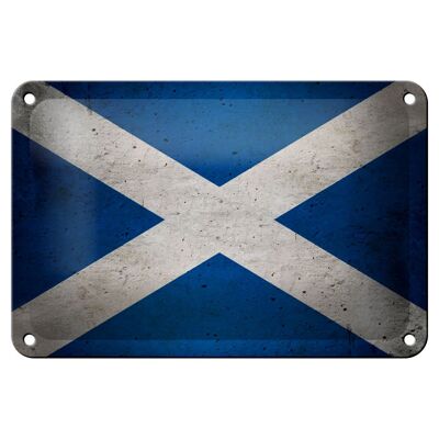 Blechschild Flagge 18x12cm Schottland Fahne Dekoration