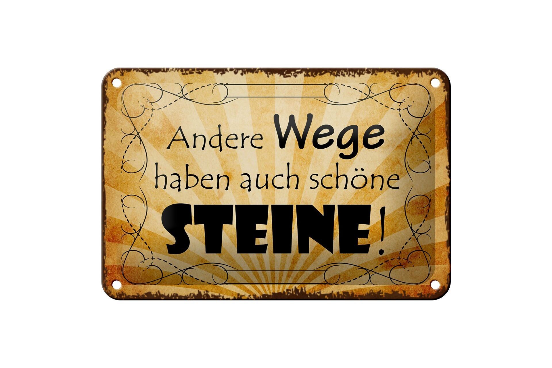 Targa in metallo con scritta 18x12 cm in altri modi anche bellissima decorazione con pietre