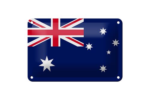 Blechschild Flagge Australien 18x12cm Flag of Australia Dekoration
