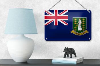 Drapeau en étain des îles vierges britanniques, 18x12cm, décoration de drapeau 4