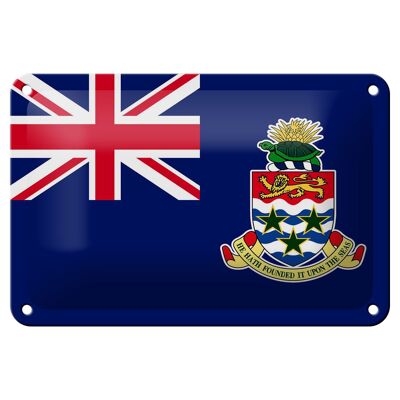 Blechschild Flagge Cayman Islands 18x12cm Cayman Islands Dekoration