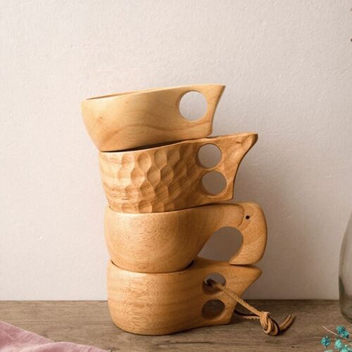 Portable Wood Coffee Mug