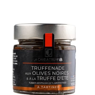 Truffenade mit schwarzem Oliven-Trüffel-Geschmack (einschließlich 0,5 % Tuber aestivum Vitt-Trüffel).) 
