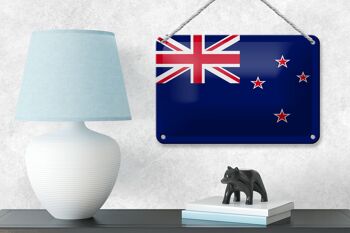 Signe en étain drapeau de la nouvelle-zélande, 18x12cm, décoration du drapeau de la nouvelle-zélande 4