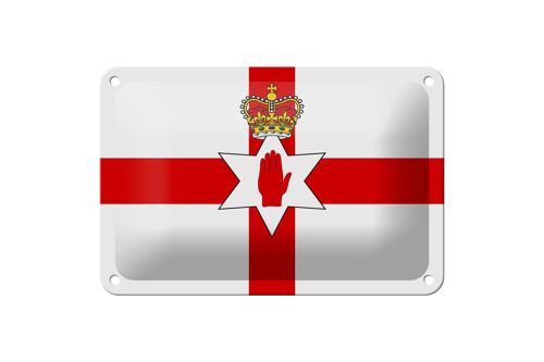 Blechschild Flagge Nordirland 18x12cm Flag Northern Ireland Dekoration