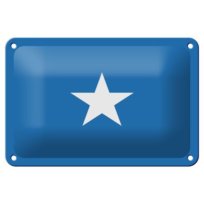 Cartel de hojalata Bandera de Somalia, 18x12cm, decoración de la bandera de Somalia