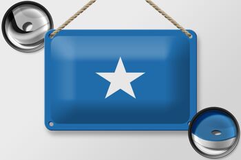 Signe en étain drapeau de la somalie 18x12cm, décoration du drapeau de la somalie 2