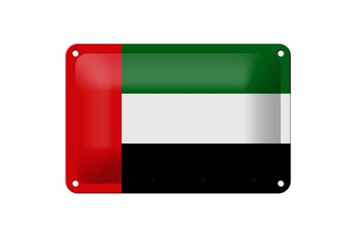 Blechschild Flagge Vereinigten Arabischen Emirate 18x12cm Dekoration